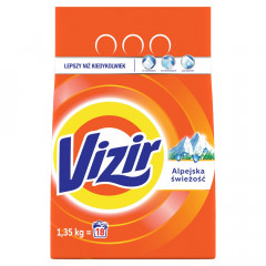 Vizir Alpejska Świeżość Proszek do prania, 1,35 kg, 18 prań