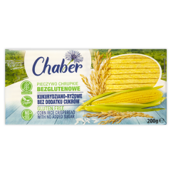 Pieczywo chrupkie Chaber kukurydziano - ryżowe 