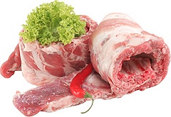 Żeberka wieprzowe paski surowe 