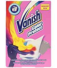 Vanish Color Protect - Chusteczki zapobiegające zafarbowaniu ubrań 10 szt (do 20 prań)