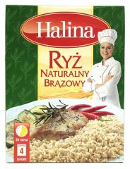 Ryż Halina Naturalny brązowy 