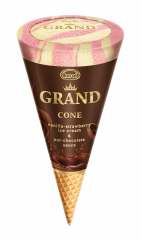 Lody Koral Grand Cone vanilla-strawberry 