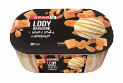 Lody Spar waniliowe z sosem smak karmelowy 