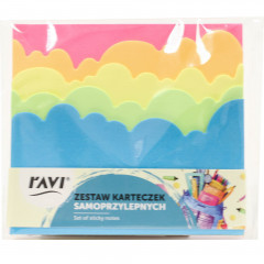 Kartki samoprzylepne Ravi mix kolorów 
