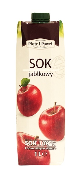 Sok jabłkowy 100% Piotr i Paweł 
