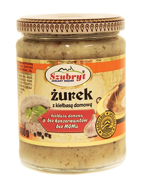 Żurek z kiełbasą domową 