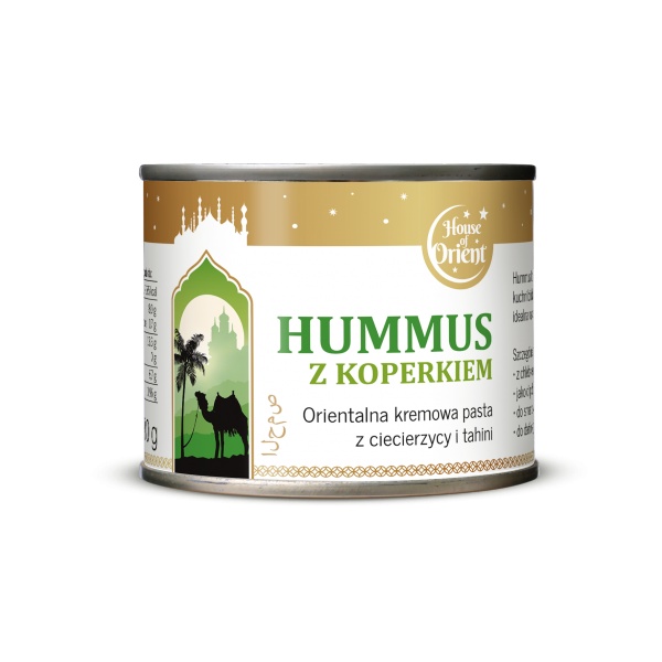 Hummus z koperkiem puszka 