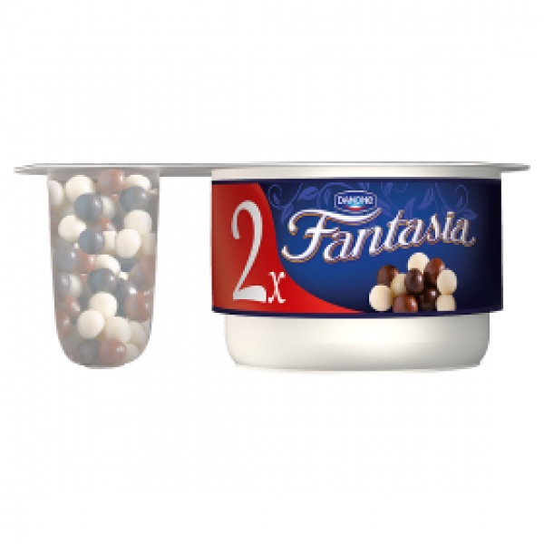 Jogurt Fantasia 2-pack kulki czekoladowe 