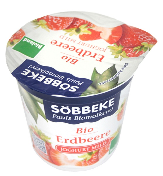 Jogurt Sobbeke truskawkowy Bio 