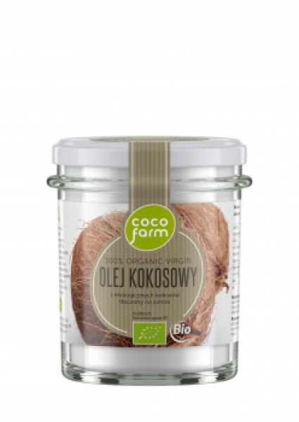 Coco Farm BIO - olej kokosowy 100% Organic Virgin 240g