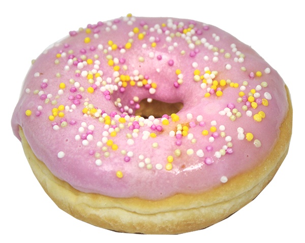 Donut w różowej polewie - Vandemoortele 