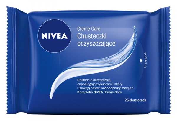 NIVEA Creme Care Chusteczki Oczyszczające 25 szt.