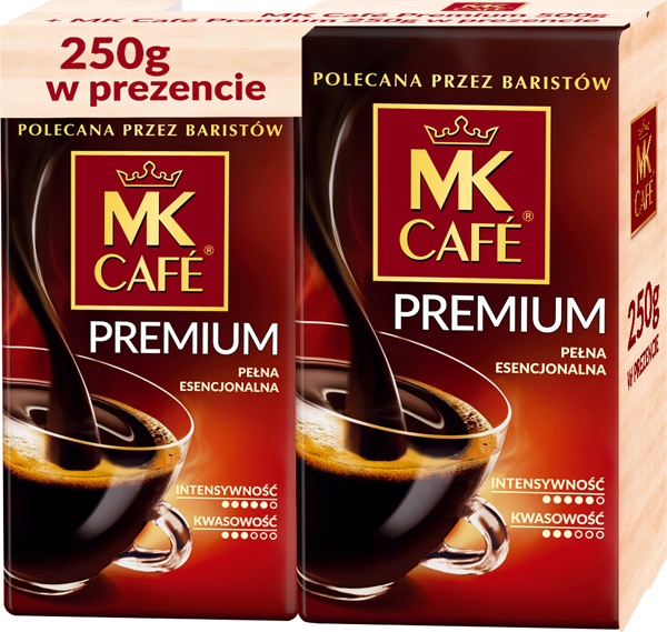 Kawa mk cafe premium mielona 500+250gratis 