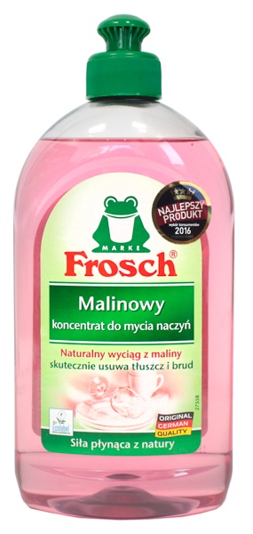 Płyn do naczyń Frosch malinowy 