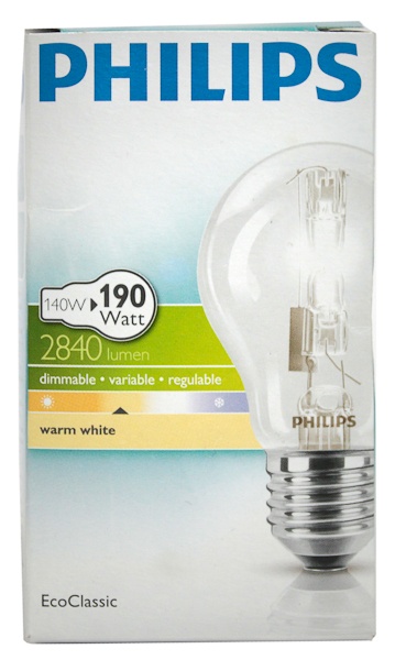 Philips żarówka eco classic 140watt e27 kula 