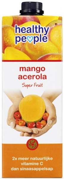 Sok wieloowocowy z dodatkiem miąższu z mango i aceroli 