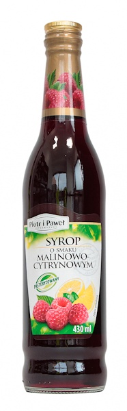 Syrop malinowo-cytrynowy Piotr i Paweł