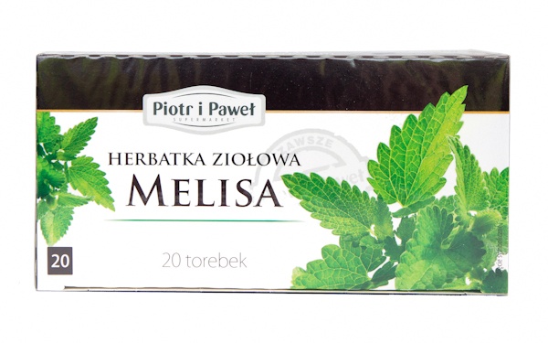 Herbata ziołowa Melisa Piotr i Paweł
