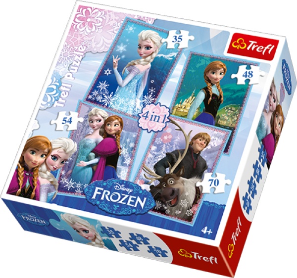 Puzzle  4w1 Frozen 