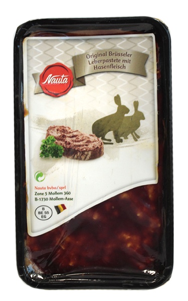 Pasztet belgijski wieprzowy z dodatkiem mięsa z zająca 