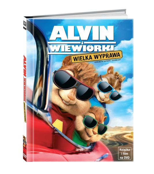 Alvin i wiewiórki: wielka wyprawa (książka z dvd) 