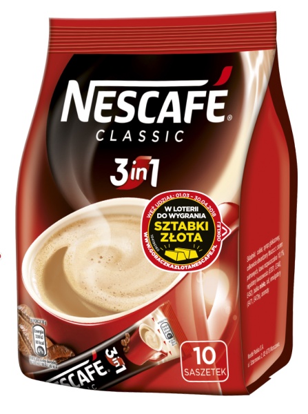 Kawa Nescafé 3in1 Classic rozpuszczalna 