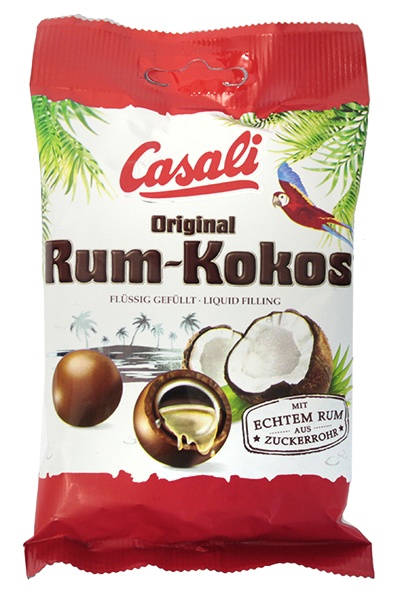 Casali Draże Rum-Kokos w mlecznej czekoladzie 100g