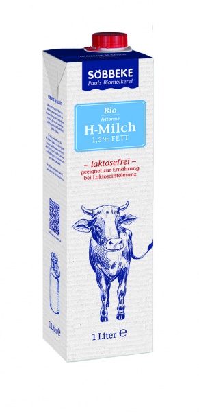 Mleko Sobbeke bez laktozy 1,5% Bio 