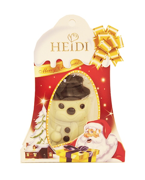 Шоколад heidi снеговик с клубн.наполн.бел 20г (5941021003531)