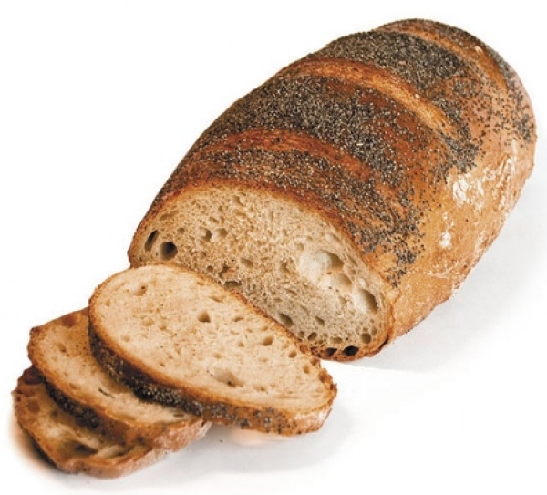 Chleb firmowy z makiem krojony 