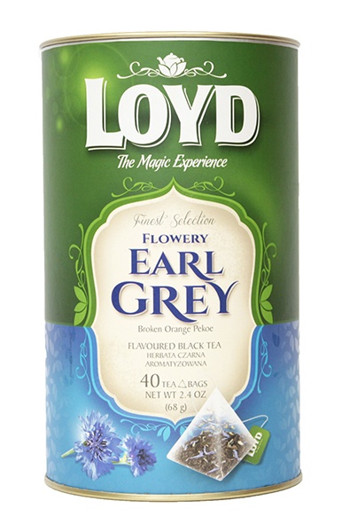 Herbata Loyd Earl Grey piramidka puszka 40*1,7g 
