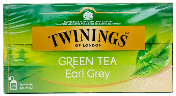 Herbata zielona earl grey Twinings 25*1,6g 