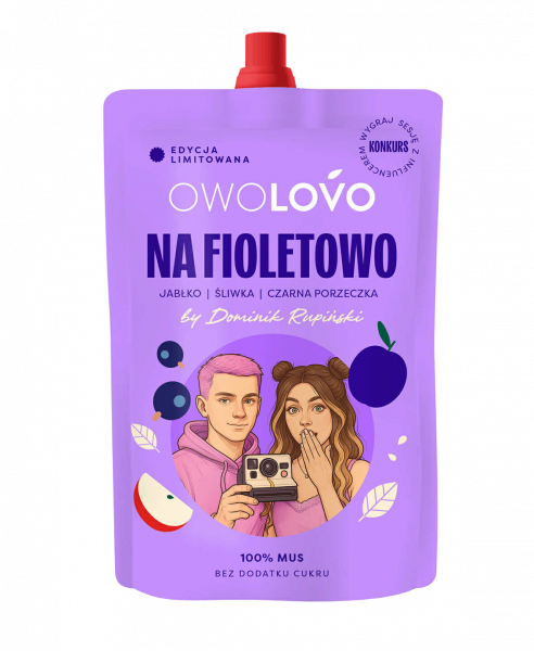 Mus Owolovo b/c jabłko-sliwka-czarna porzeczka 