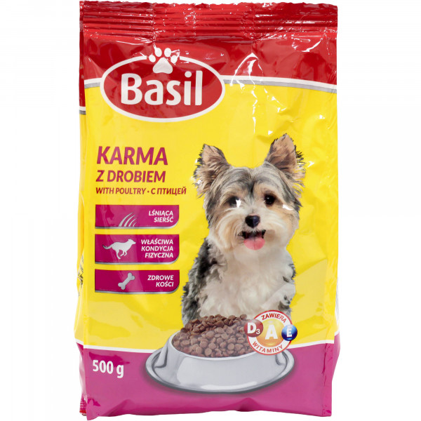 Karma dla psa Basil sucha dla małych ras z drobiem 