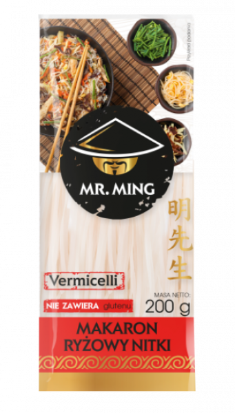 Makaron ryżówy nitka vermicelli Mr.Ming 