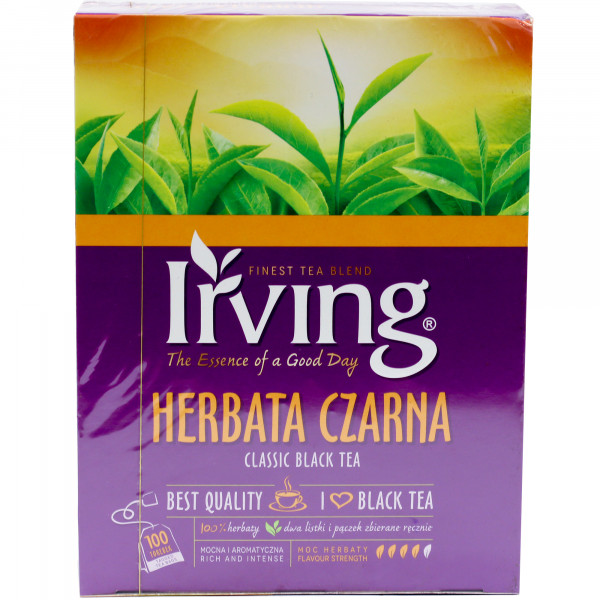 Herbata czarna 100 sasz. Irving ( 2  g x 100 torebek) 200g