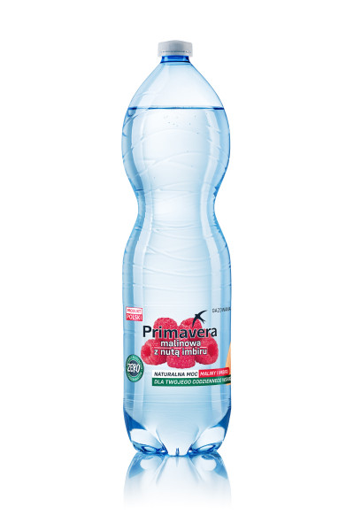 Woda gazowana Primavera malina imbir pet 