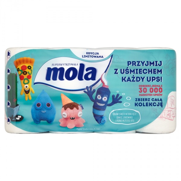 Papier toaletowy Mola ups /8rolek 