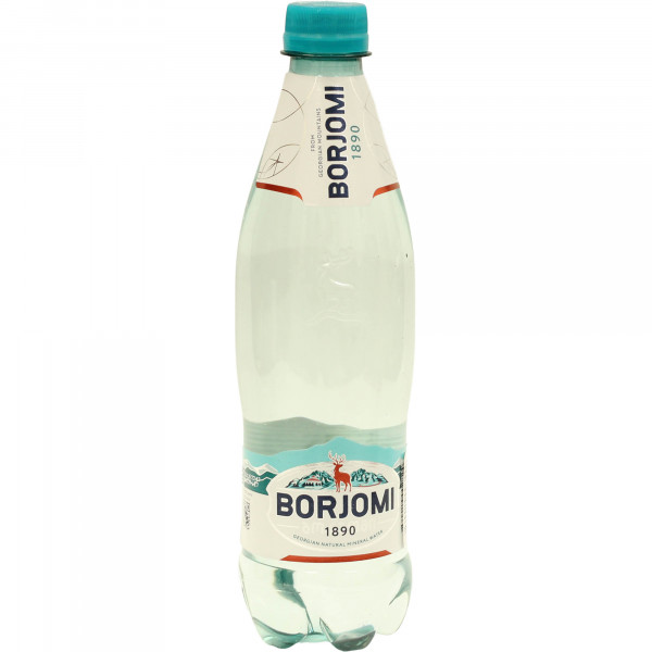 Woda gaz Borjomi mineralna wysokozmineraliz + 0,50 zł kaucji