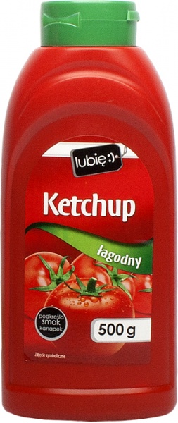 Ketchup łagodny lubię:) 