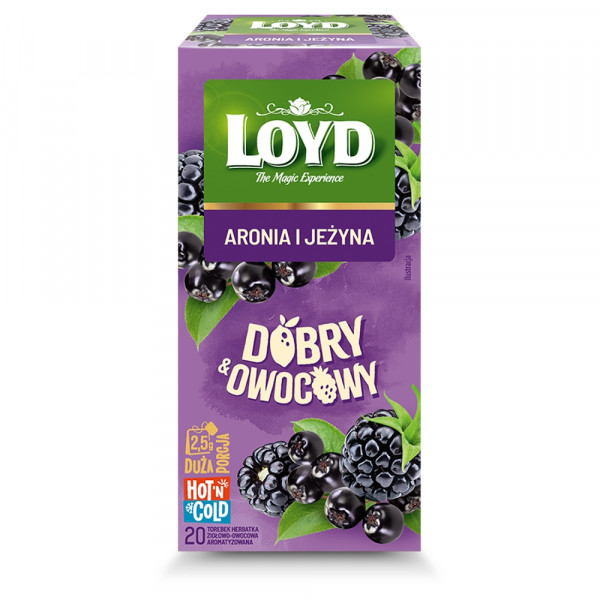Loyd Herbata o smaku aronia i jeżyna 20x2,5g