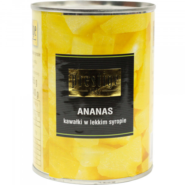 Ananas kostka w puszce prestige /565g 