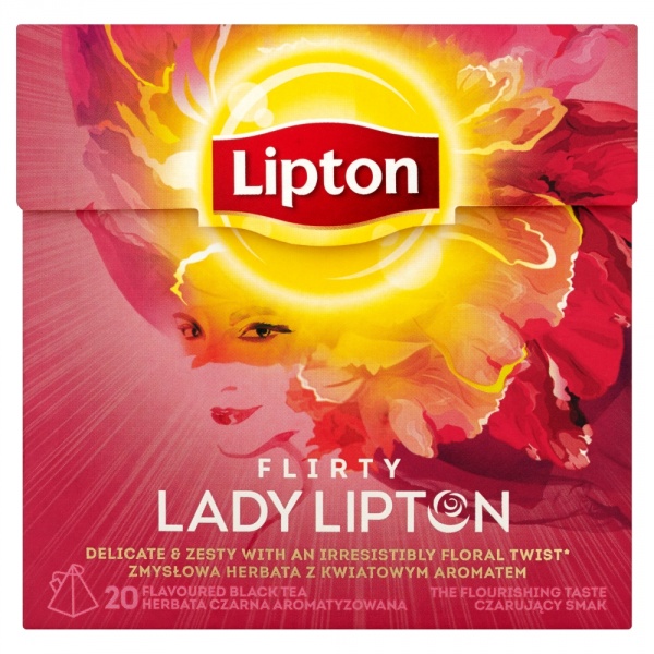 LIPTON FLIRTY LADY LIPTON HERBATA CZARNA AROMATYZOWANA 36 G (20 TOREBEK)