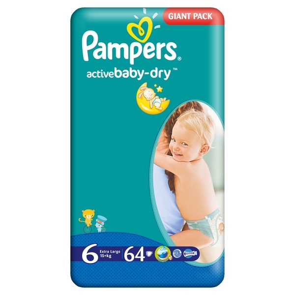 Pieluszki Pampers giant pack extra large 