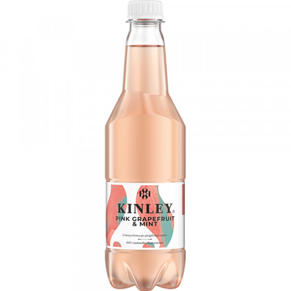 Napój gaz Kinley Pink grapefruit &amp; mint doliczana jest kaucja 0,50 zł. 