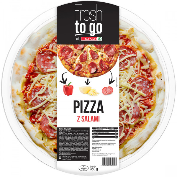 Pizza Fresh To Go at Spar z salami 
