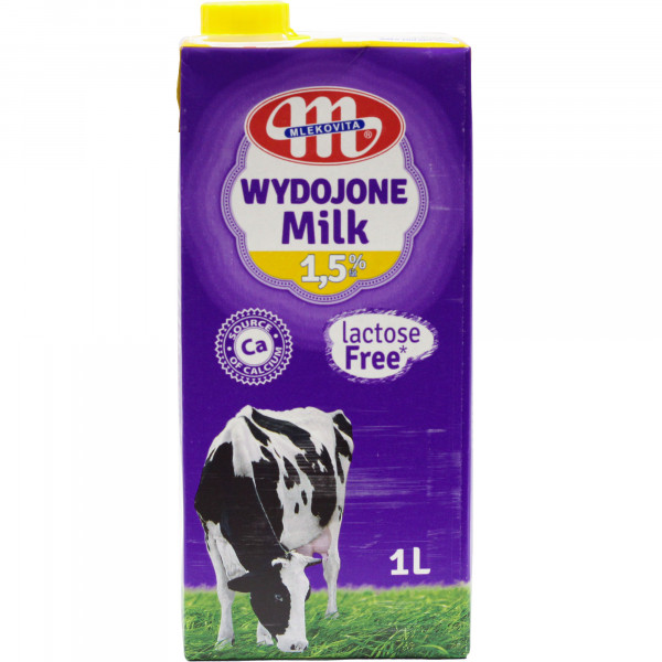 Mleko UHT Wydojone 1,5% bez laktozy 