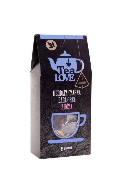 Herbata ekspresowa tea love czarna earl grey z różą jagod wanilia 