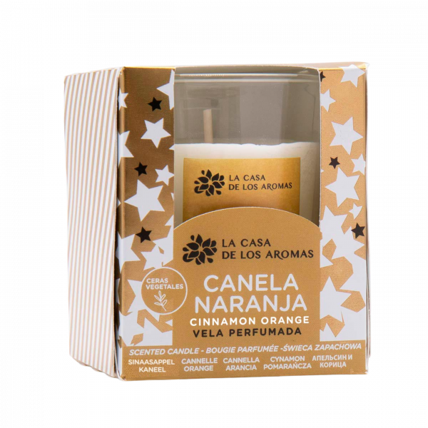 Świeca zapach La Casa de Los aromas pomarańcza-cynamon