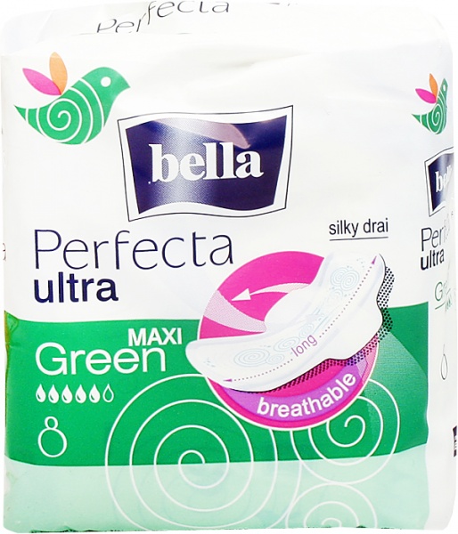 Bella podpaski perfecta maxi green 